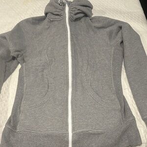 Lululemon Athletica Heather Gray Zip-Up Hoodie